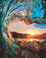 Malowanie po numerach – Westchnienie wakacji - 40x50 rama