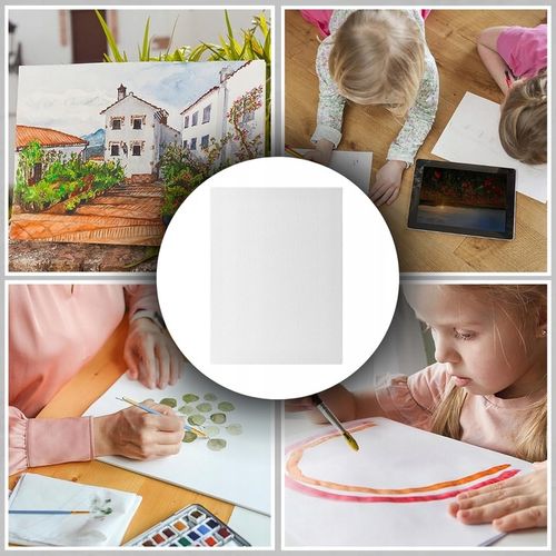 PŁÓTNO MALARSKIE DO MALOWANIA PODOBRAZIE BAWEŁNIANE 10szt 24x30 cm zestaw na Arena.pl