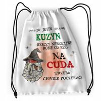 Plecak Dla Kuzyna Sportowy Szkolny Worek Torba Z Nadrukiem Ze Zdjęciem