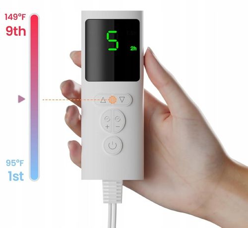 DUŻA PODUSZKA ELEKTRYCZNA PODGRZEWANA TERMOFOR MATA ROZGRZEWAJĄCA XL 60x30 na Arena.pl