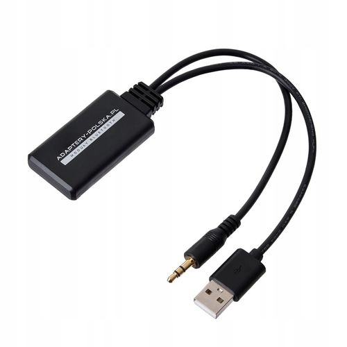 ADAPTER KABEL MODUŁ BLUETOOTH DO RADIA AUX IN MINI JACK 3,5 USB UNIWERSALNY na Arena.pl