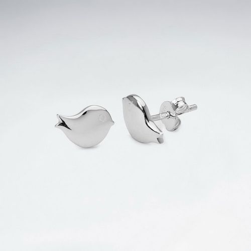 srebrne kolczyki ptaszki na Arena.pl