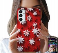 ETUI DO SAMSUNG GALAXY M23 - PŁATKI ŚNIEGU, ŚNIEG, GWIAZDKI, ŚWIĘTA