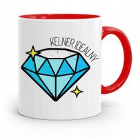 Dla Kelnera Kubek Czerwony Kelner Idealny Prezent Z Nadrukiem Ze Zdjęciem