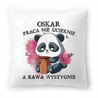 Poduszka Dla Oskara Na Urodziny Ze Zdjęciem Na Prezent Biała 40X40 Cm