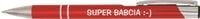 długopis metalowy 12szt super babcia d73