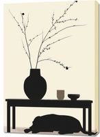 Obraz 70x100cm Wypocznij Psino