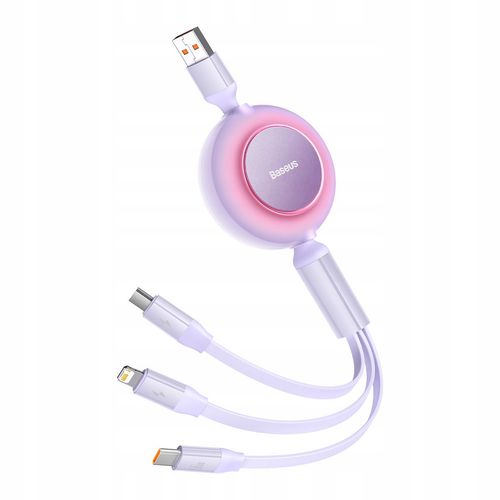Kabel USB 3w1 Baseus Bright Mirror 3 USB-C 66W na Arena.pl