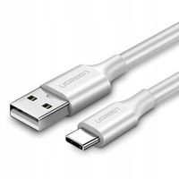 2 x Kabel UGREEN US287 USB-C 25cm Szybkie Ładowanie i Transfer Danych Biały