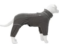 Kurtka Zimowa dla Psa Kamizelka Polarowa Ciepła Szara 3XL Odblaskowa