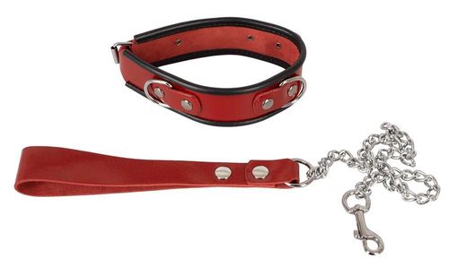 Leather Collar and Leash na Arena.pl