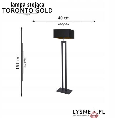 Lampa stojąca podłogowa TORONTO GOLD na Arena.pl