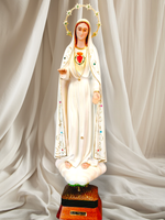Serce Maryi 50 Cm  Oczy Szklane Matka Boża Figura