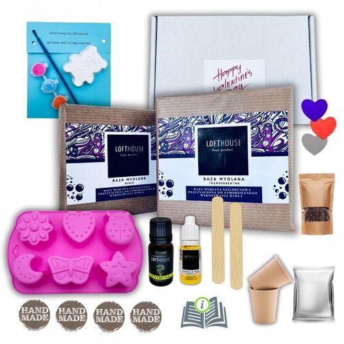 Zestaw do robienia mydełek DIY dla dzieci, super zabawa + Gratis malowanka na Arena.pl