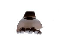 Francuska spinka do włosów brązowa 4x5 cm