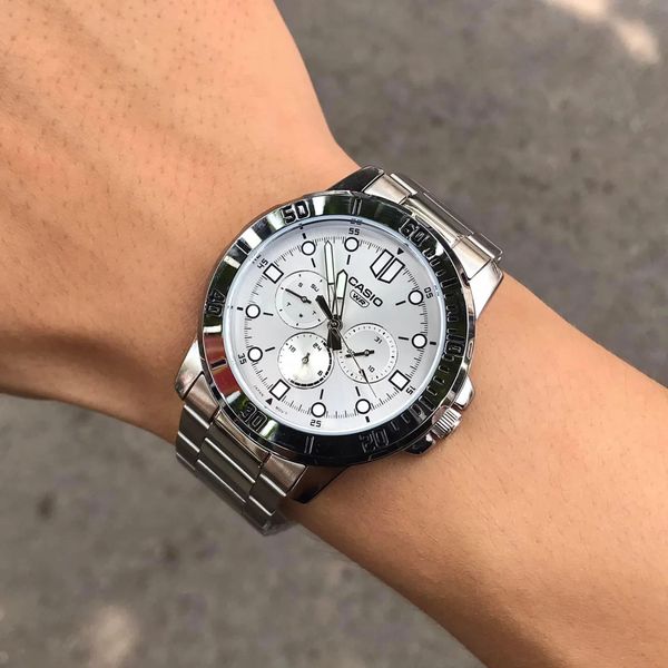 ZEGAREK MĘSKI CASIO MTP-VD300D-7E (zd268c) + BOX zdjęcie 3