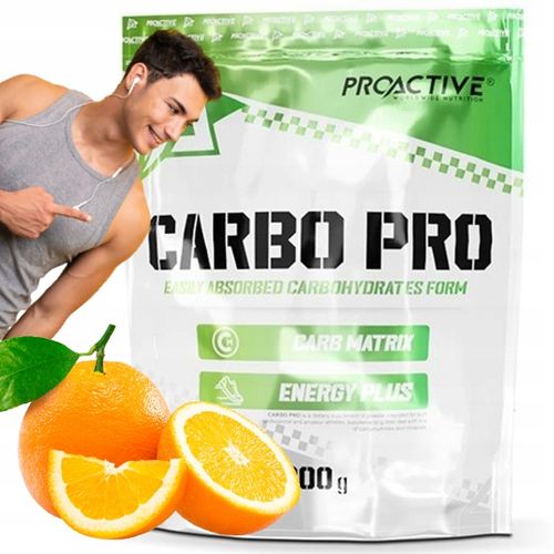 WĘGLOWODANY minerały CARBO PRO orange 1kg +WITAMINY 60 tab + KOLAGEN 60 tab na Arena.pl