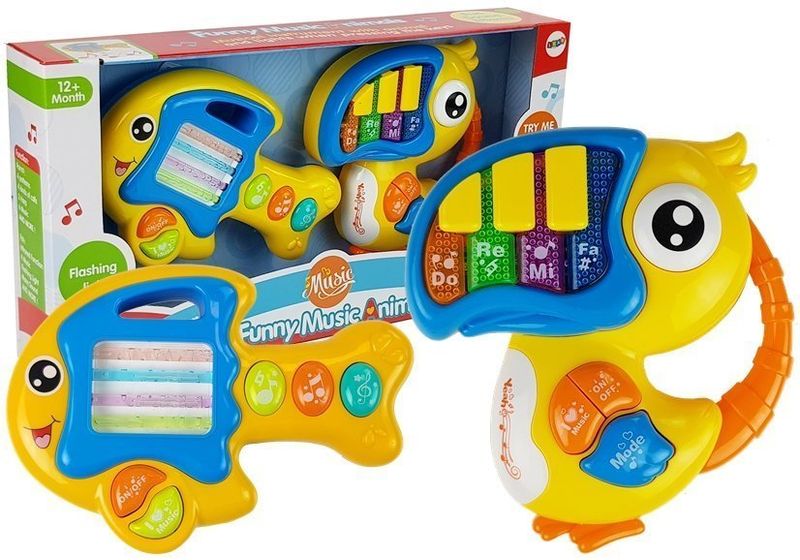 Pianinko i Gitara na Baterie Papuga Rybka zdjęcie 1
