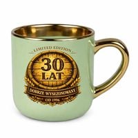 Limited edition 30 lat - dobrze wysezonowany - kubek na prezent zielony