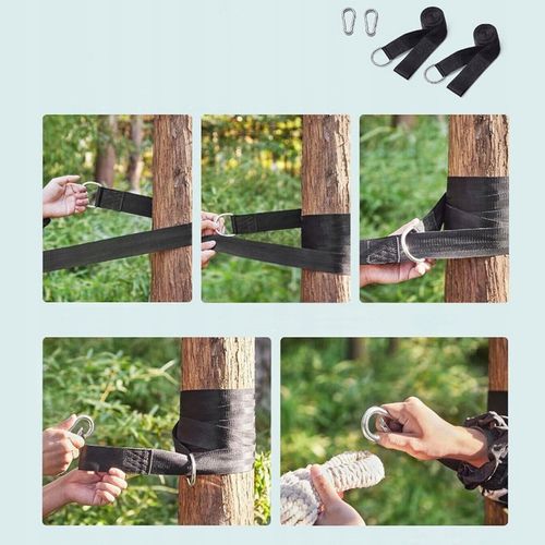 DUŻY HAMAK DWUOSOBOWY XXXL OGRODOWY MOCNY PŁÓCIENNY HAMAK 150X200CM na Arena.pl