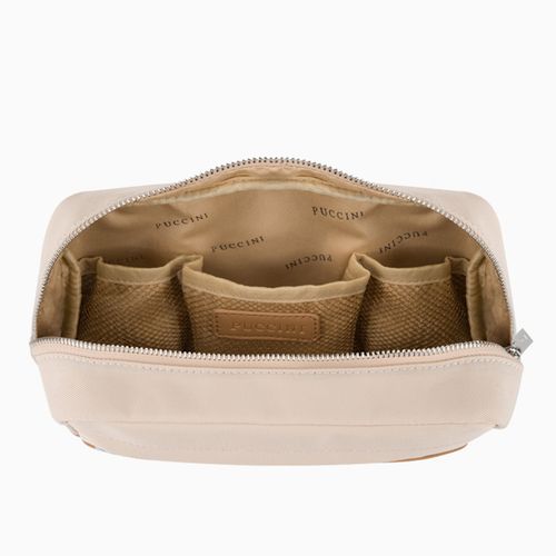 Kosmetyczka skórzana PUCCINI INFINITY COLLECTION QML005 6A Beżowa na Arena.pl