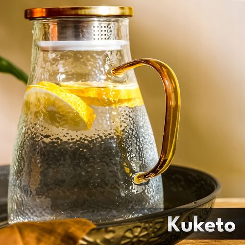 DZBANEK DO HERBATY szklany ZAPARZACZ Z SITEM FILTREM Kuketo Maiden na Arena.pl