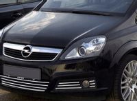 OPEL ZAFIRA B Listwy CHROM GRILL atrapa + HALOGEN