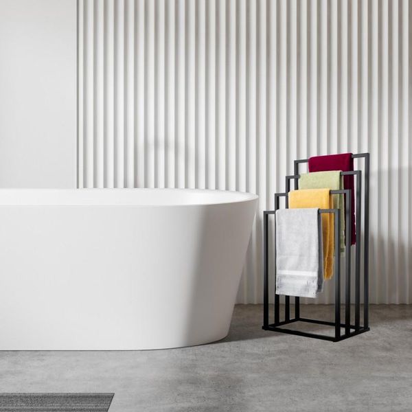 Stojak na ręczniki wieszak łazienkowy czteroramienny zdjęcie 3