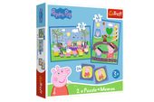 PUZZLE 2w1+memos Rad.chwile z Swinka Peppa 93331