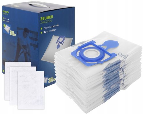 12x Worki do odkurzacza Zelmer Odyssey Meteor 2 Elf 2 Elf 3 Bosch na Arena.pl