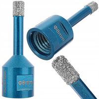 WIERTŁO DIAMENTOWE KORONKA DO TWARDEGO GRESU M14 OTWORNICA 8MM NA SUCHO PRO