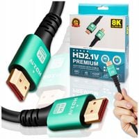 KABEL HDMI 2.1 V PREMIUM ULTRA HIGH SPEED UHD 8K 4K144Hz 10m 8K