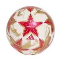 Piłka nożna adidas UCL Club 26/27 League Stage biało-czerwono-złota KE9764 r. — Rozmiar: 3