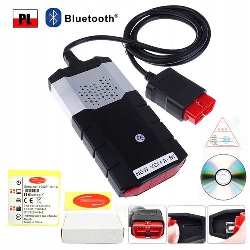 DELPHI DS150E INTERFEJS DIAGNOSTYCZNY SAMOCHODOWY BT PL 2024 PRO+ z Polski. na Arena.pl