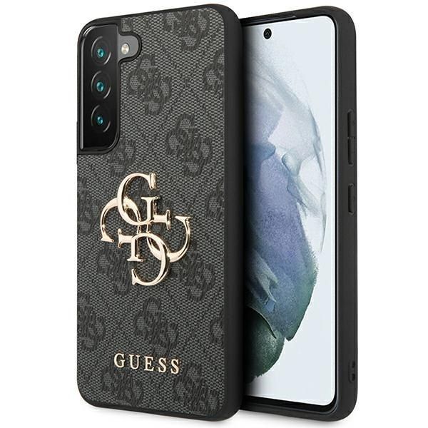 Guess GUHCS23S4GMGGR S23 S911 szary/grey hardcase 4G Big Metal Logo zdjęcie 1