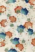 Plakat 61x91,5cm Floral Pattern 2, Bijutsukai Japoński Vintage