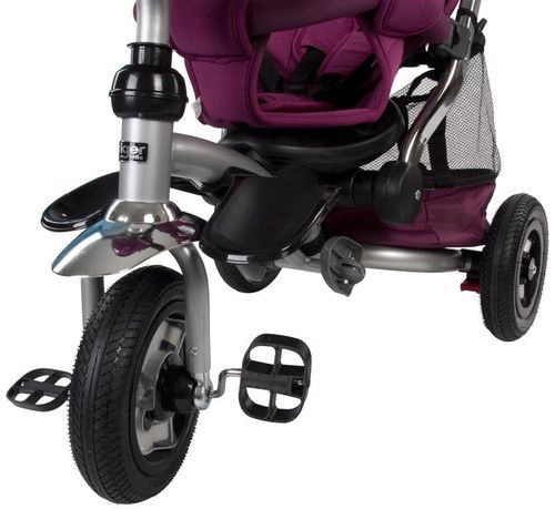 Rowerek trójkołowy - bordowy na Arena.pl