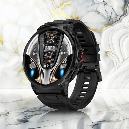 SMARTWATCH MĘSKI ZEGAREK ROZMOWY 710 mAh BATERIA MENU POLSKIE POMIARY SMS na Arena.pl