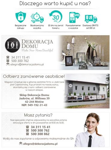 Ceramiczny pojemnik na cukier na Arena.pl