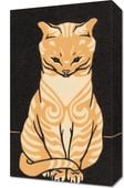 Obraz 30x50cm Sitting Cat, Julie de Graag Vintage do Salonu