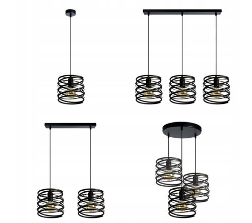 Nowoczesne Lampy Wiszące Loft Spring 2787/Z-B-3 na Arena.pl