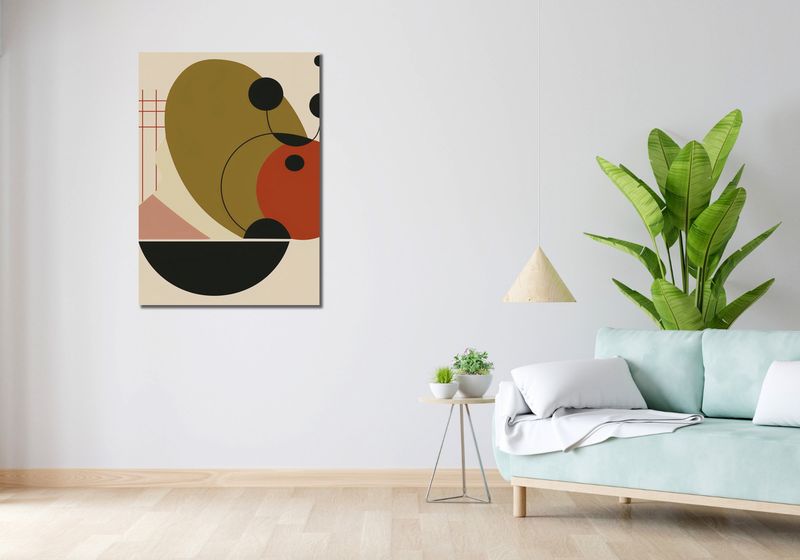 Obraz 70x100cm Geometryczny Balans zdjęcie 2