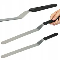 NÓŻ SZPATUŁA CUKIERNICZA 30CM STALOWY ŁOPATKA DO CIASTA TORTU BISZKOPTU