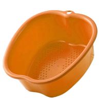 miska masująca do stóp do pedicure pomarańczowa