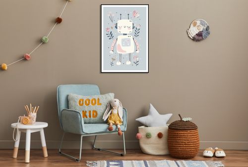 Plakat 40x60cm Wzory dla Dzieci, Dziewczynki Do Pokoju - Roboś na Arena.pl