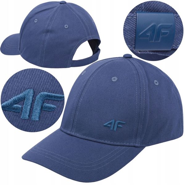 Czapka Z Daszkiem 4F Męska Bejsbolówka Bawełna M zdjęcie 1