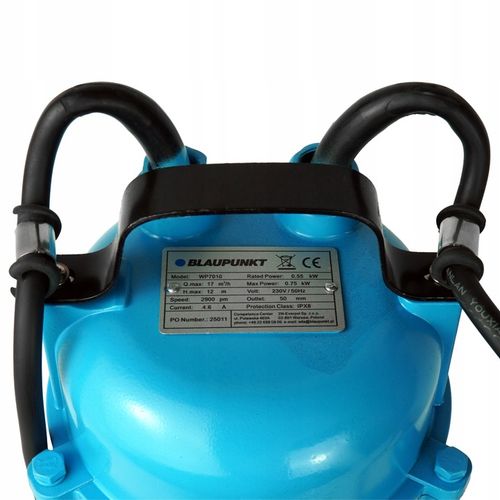 Pompa zatapialna do Wody Brudnej Szamba z Rozdrabniaczem Mocna 750W na Arena.pl