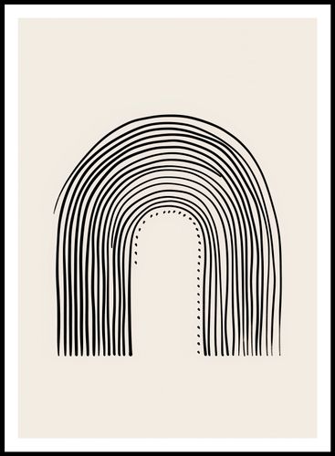 Plakat 67,5x95cm Symetria Łuku na Arena.pl