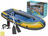 Ponton Wędkarski Challenger 3os. Intex Pompka + Wiosła 68370 MODEL 2025