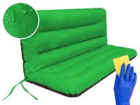 Poduszka ANIA na Huśtawkę, Ławkę Ogrodową 120cm, WODOODPORNA poducha